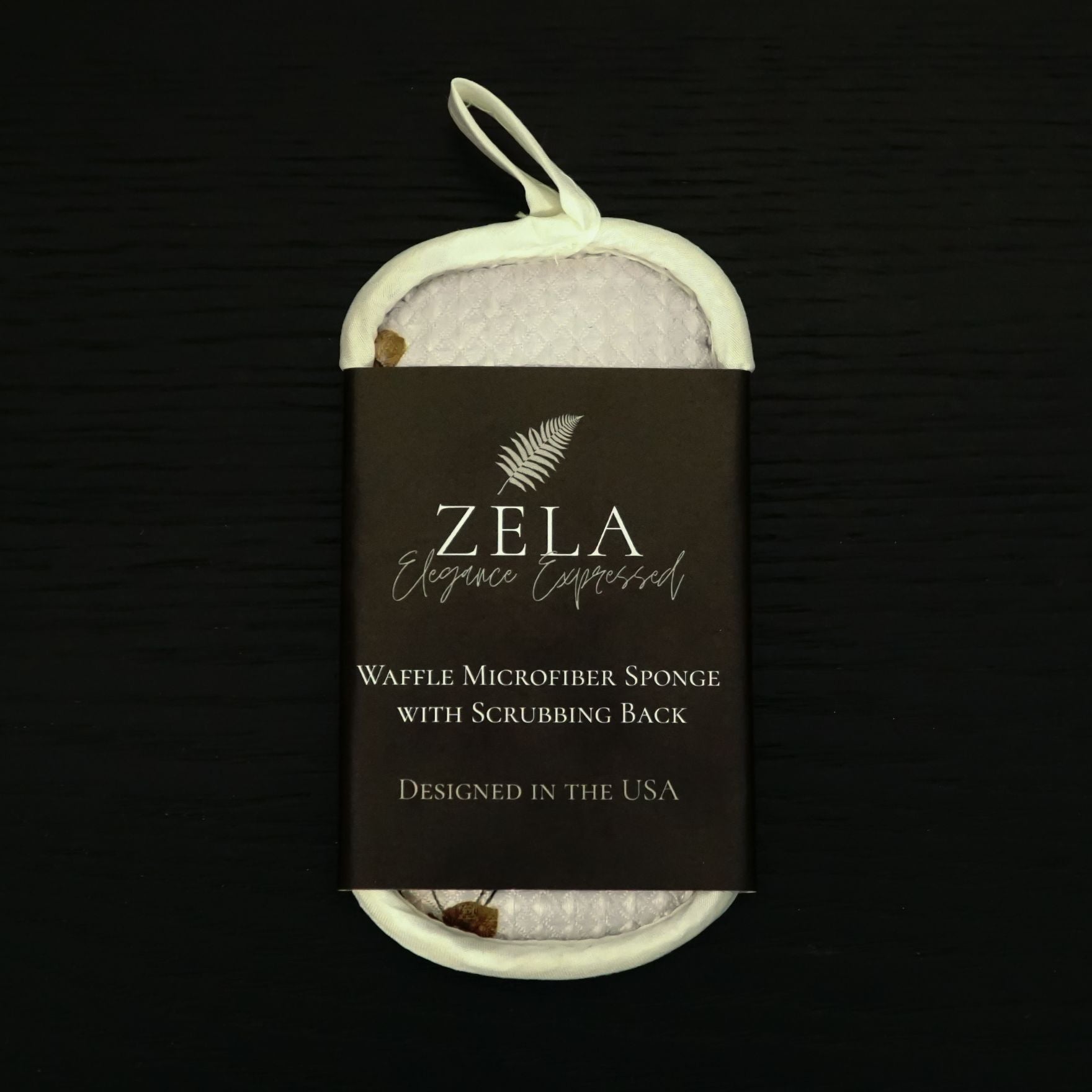 Zela Dried Eucalyptus Waffle Microfiber Sponge (Case of 1)