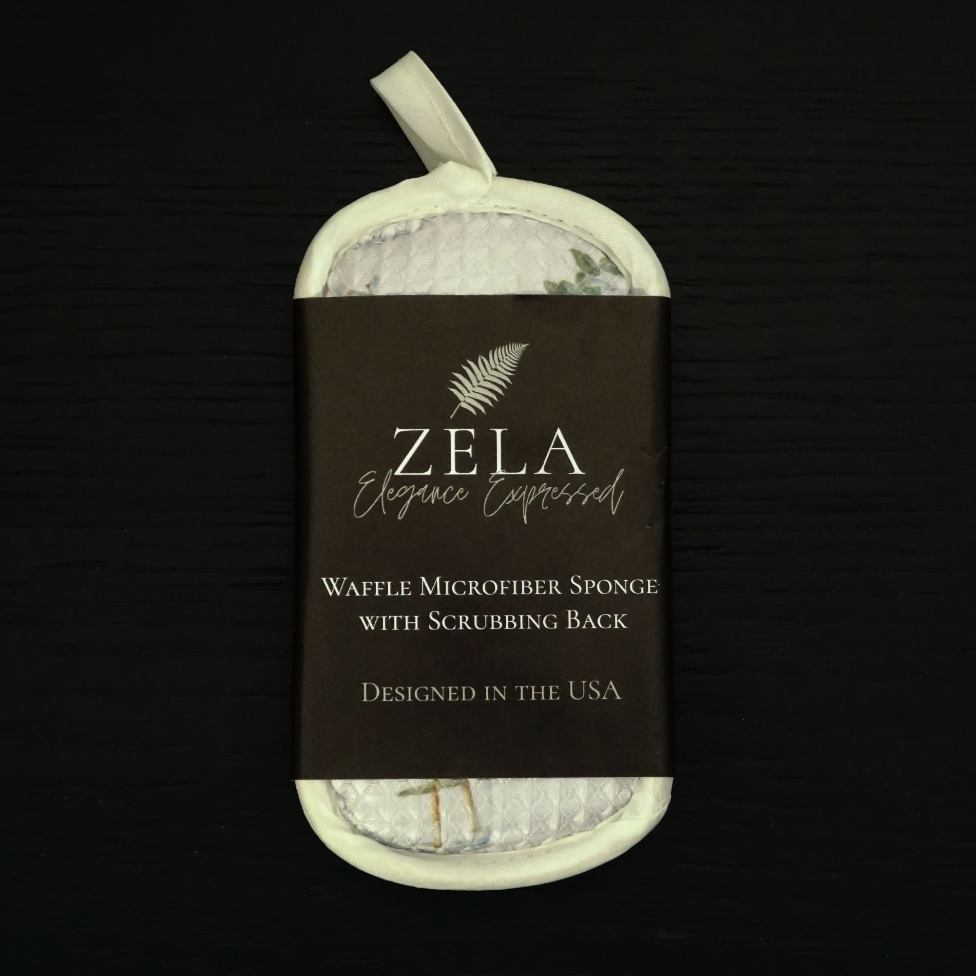 Zela Eucalyptus Vase Waffle Microfiber Sponge (Case of 1)