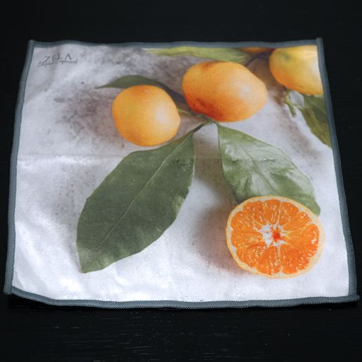 Zela Orange Microfiber Dish Cloth (Case of 1)