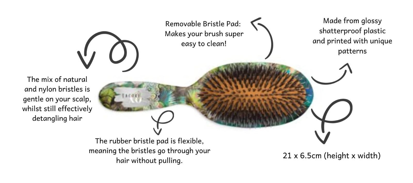 Tacori XO Smile Hair Brush