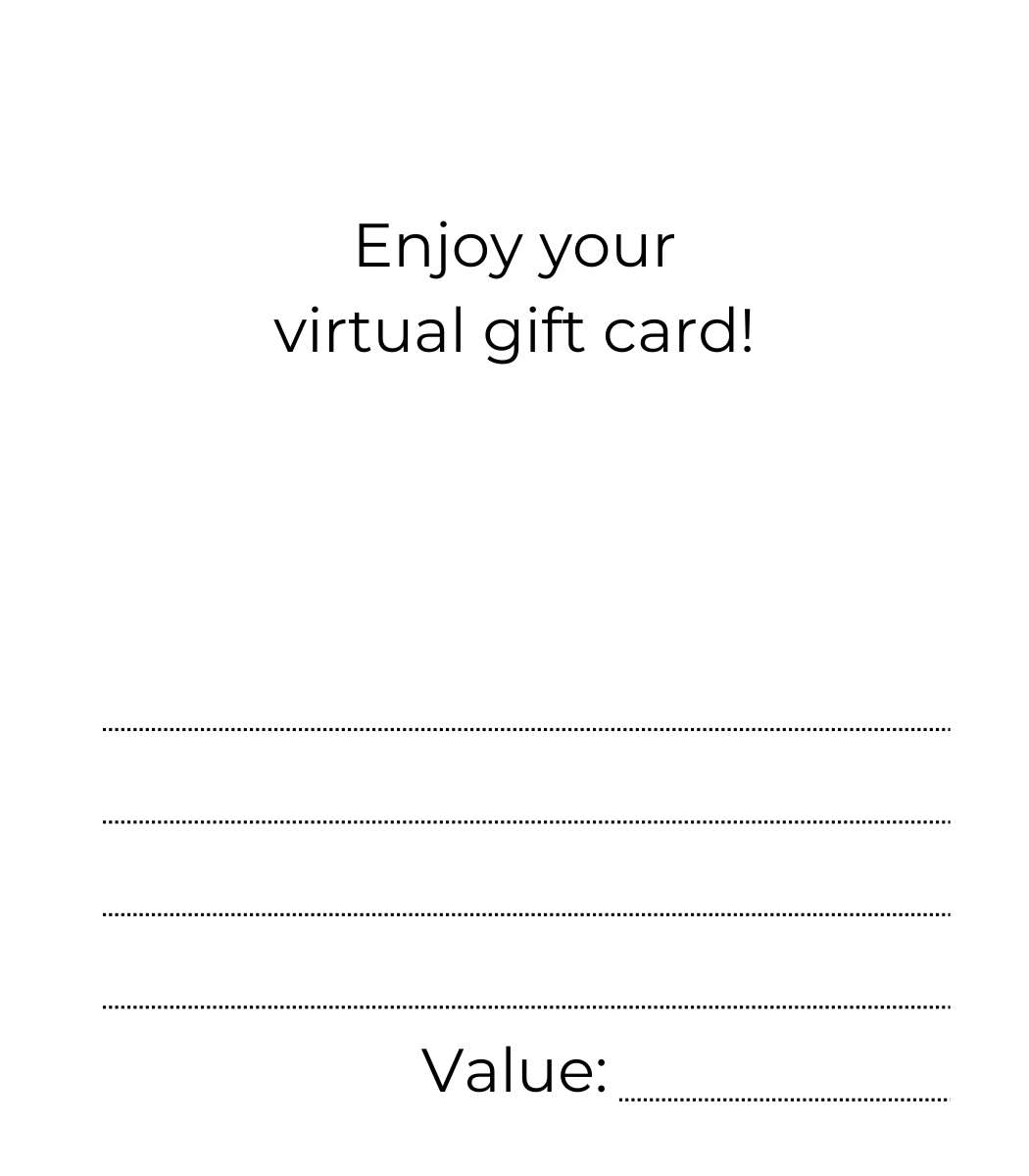 Campus&Co. Virtual Gift Card Notes (Case of 100)
