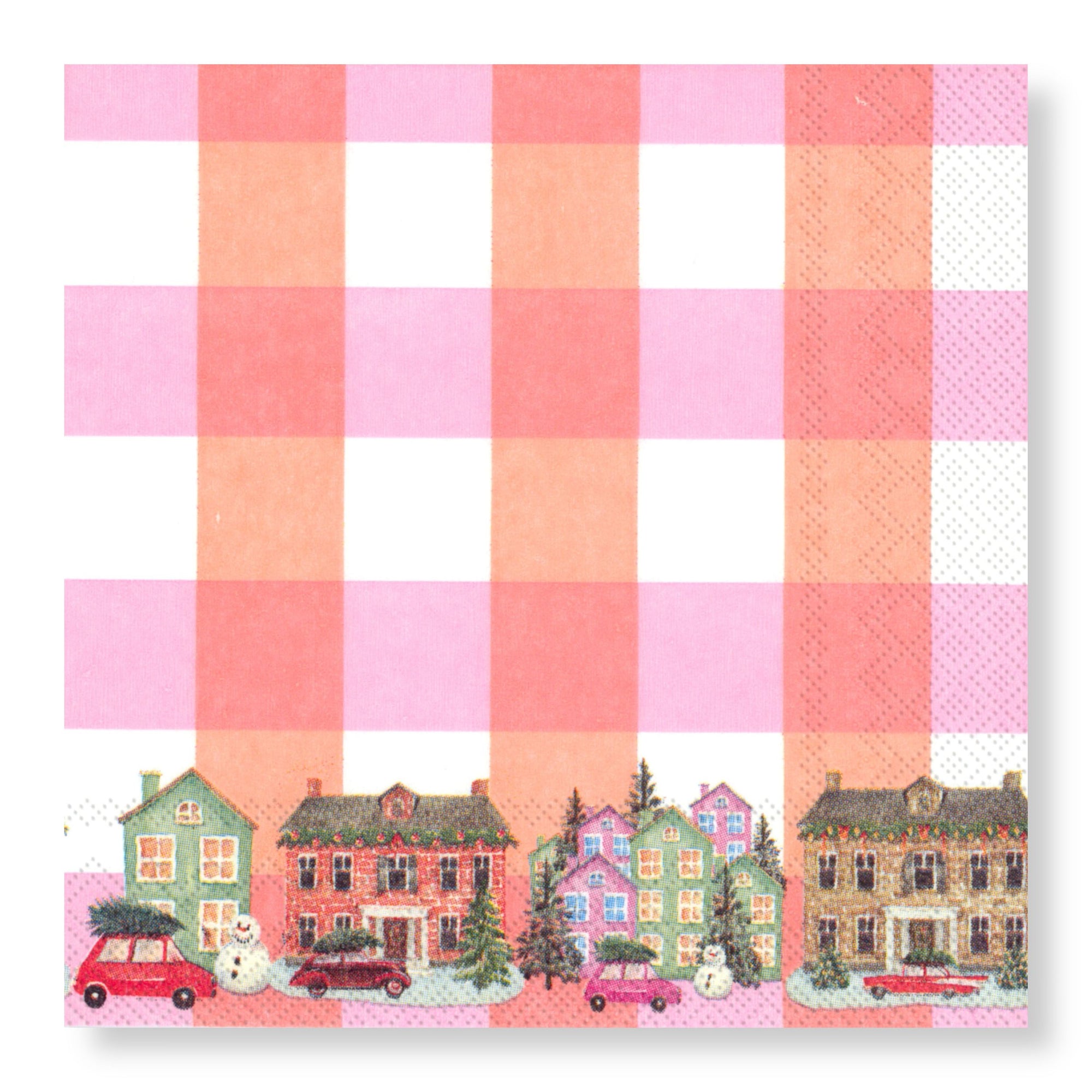 Manor Road The Village Pink Cocktail Napkins 20Pk (Case of 6)