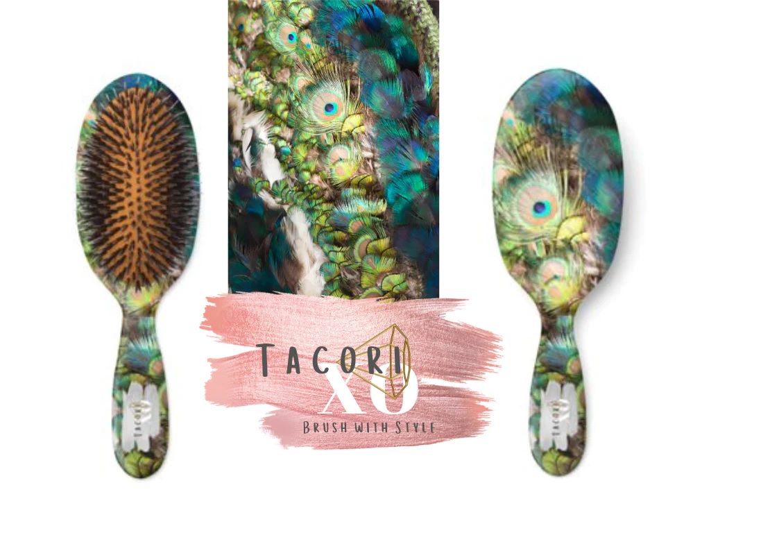 Tacori XO Peacock Hair Brush