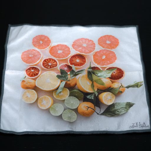 Zela Citrus Microfiber Dish Cloth (Case of 1)