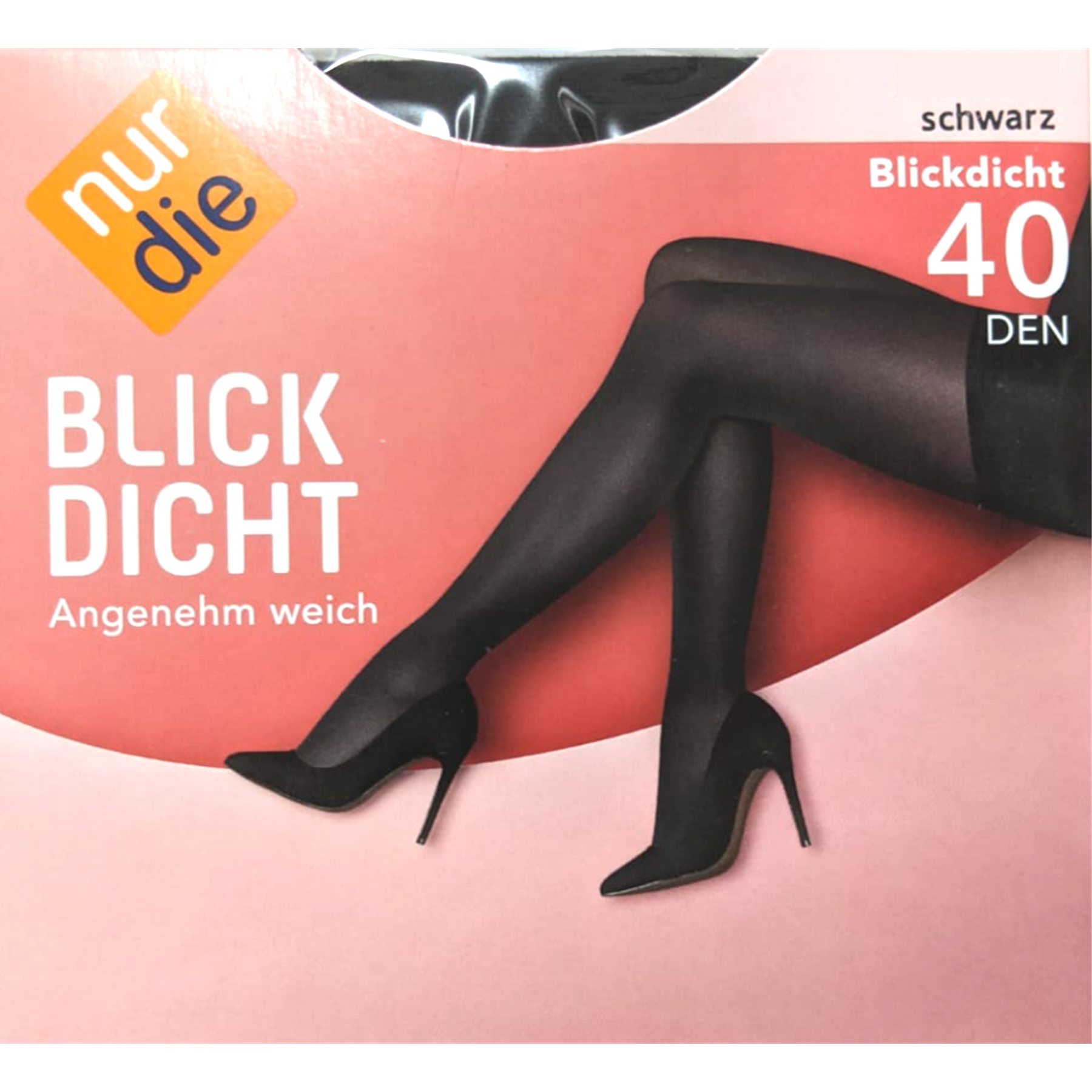 Nur Die Tights Opaque Black 40 Den XXL (Case of 10)