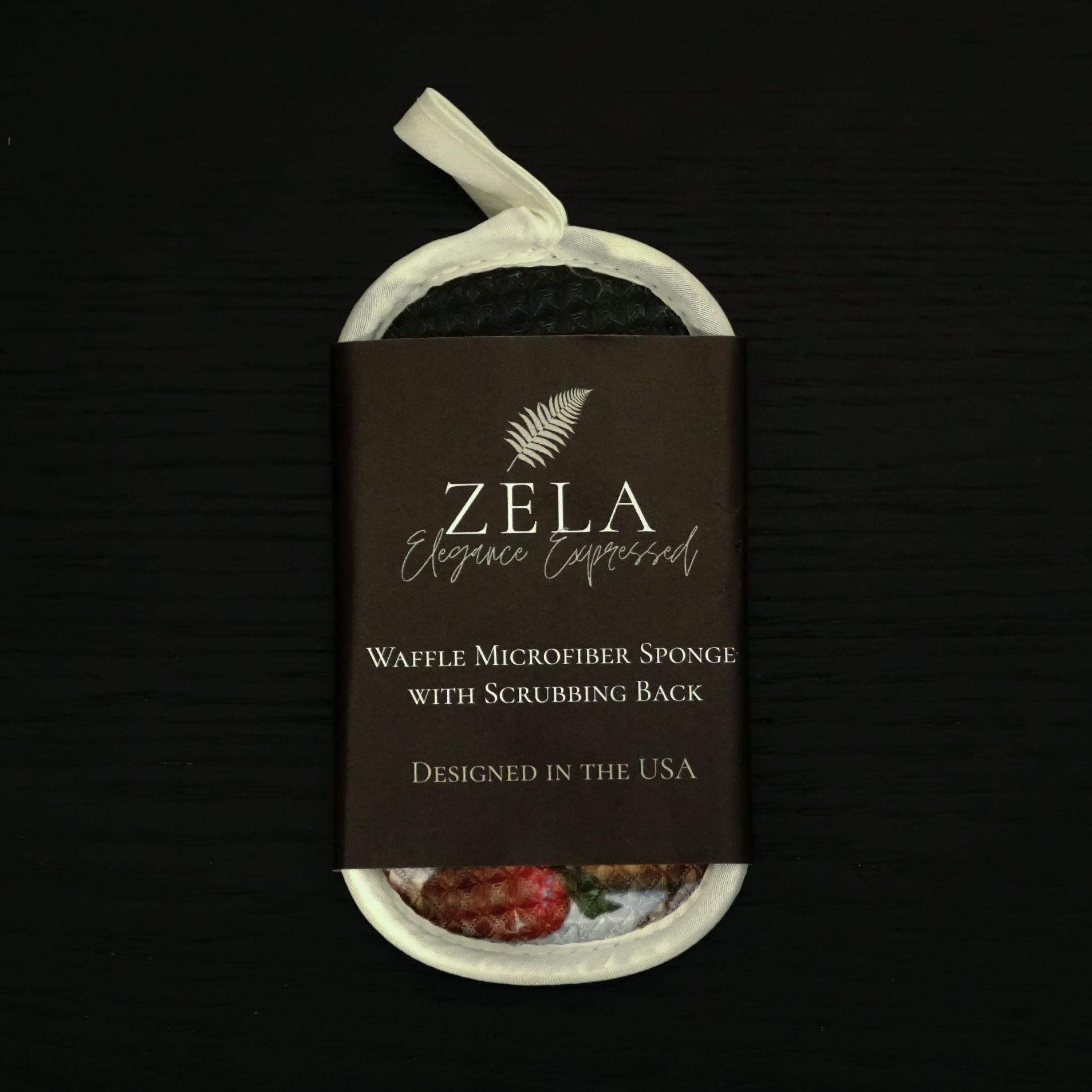 Zela Strawberries Waffle Microfiber Sponge (Case of 1)