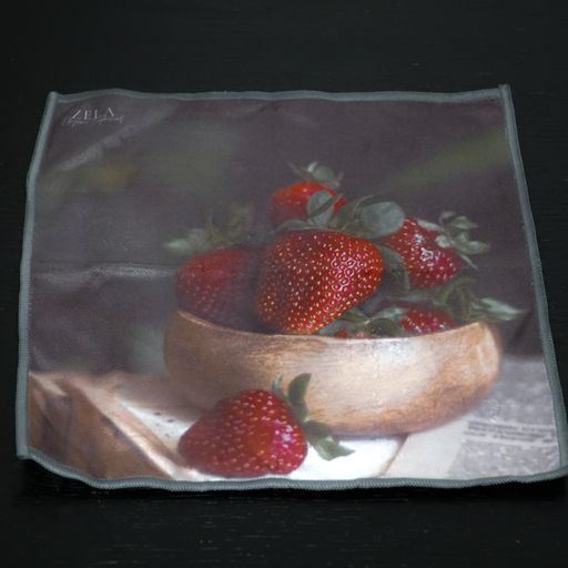 Zela Strawberries Microfiber Dish Cloth (Case of 1)