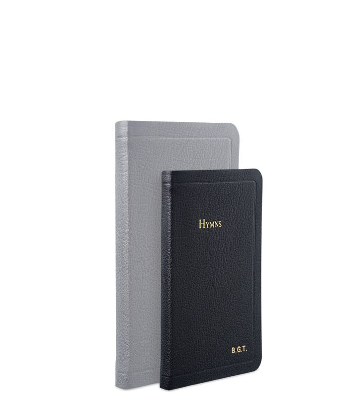 Medium Hymn Book, Leather with line index (Case of 10)