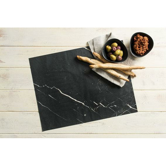 Top Shelf Concepts Black Marbled Greaseproof Paper (Case of 50)