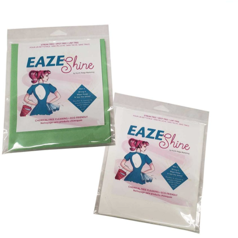 EAZEShine Cloth Streak Free In Assorted Colors (Case of 12)