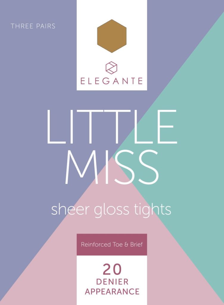Elegante Little Miss Bronze Glow 20 Denier Gloss Tights 11 - 12 years 3pk (Case of 6)