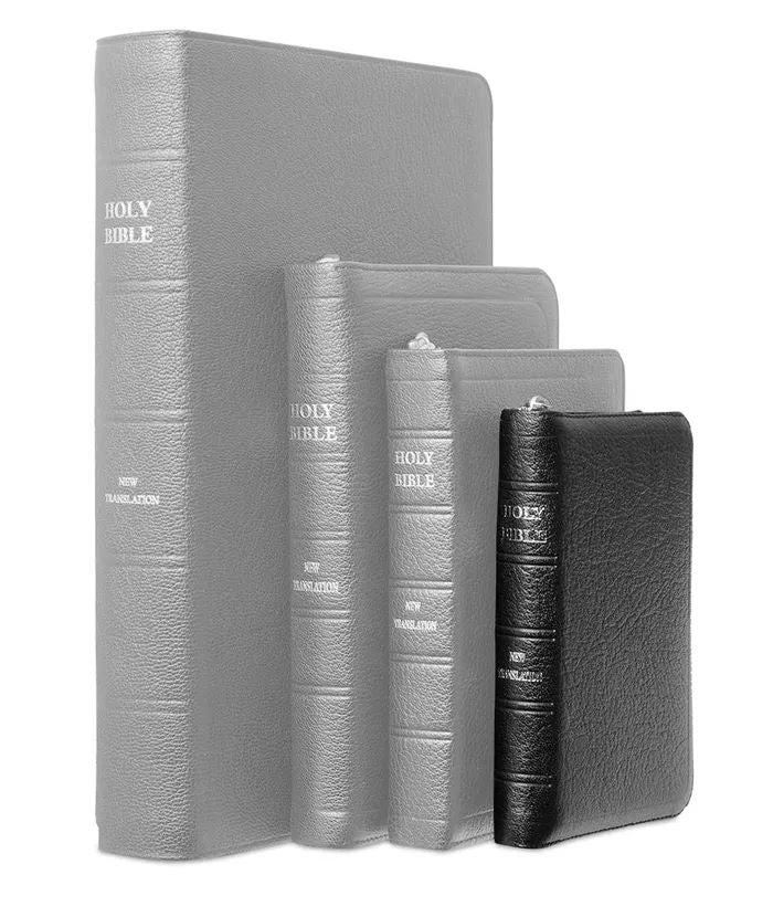 J.N. Darby Bonded leather Pocket Sized Bible with Zip/New Maps (Case of 10)