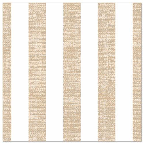 Papstar Royal Collection Napkins Lines - Sand (Case of 5)