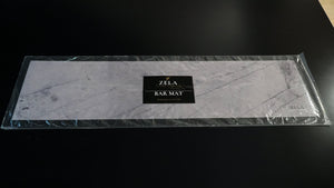 Zela Gray Marble Bar Mat 88x25 (Case of 1)