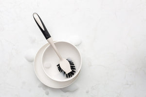 Manor Road Black & Pebble Dish Brush (Case of 10)