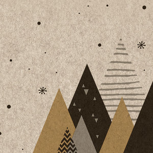 Paper + Design Graphic Trees 24x24cm 25pk (Case of 6)