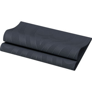 Duni Lily Black Napkin 40x40cm 40pk (Case of 6)