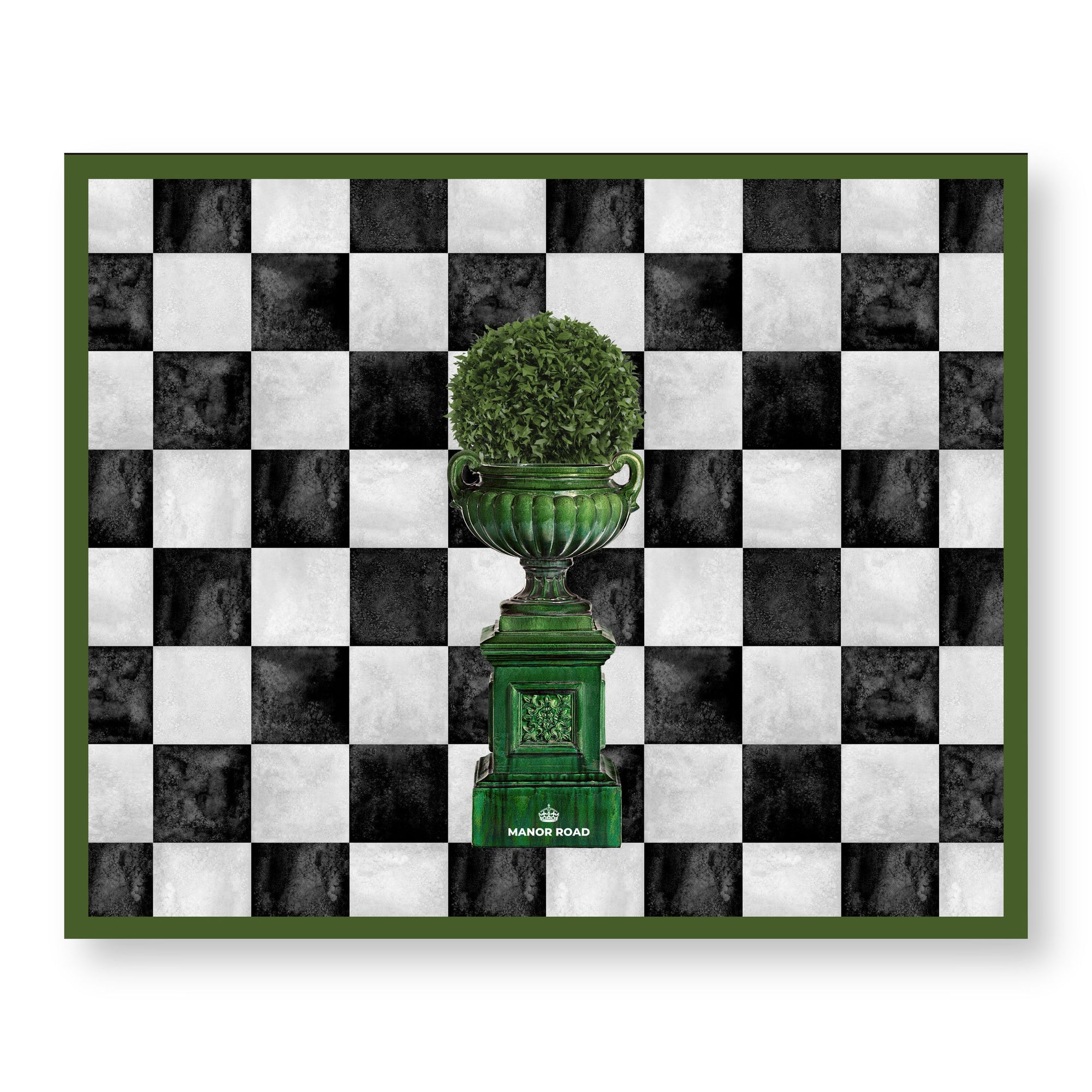 Manor Road Courtyard Green Placemats 30Pk (Case of 2)