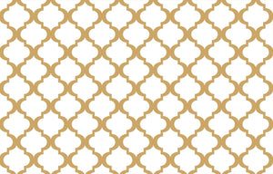 Zest Trading Moroccan Gold Rectangular Greaseproof Paper (Case of 50)
