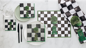 Manor Road Courtyard Green Luncheon Napkins 20Pk (Case of 6)