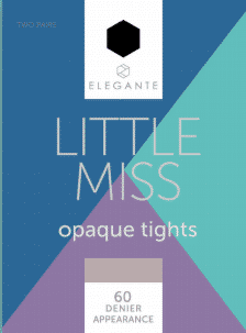 Elegante Little Miss Navy 60 Denier Tights 9-10 years 2pk (Case of 6)