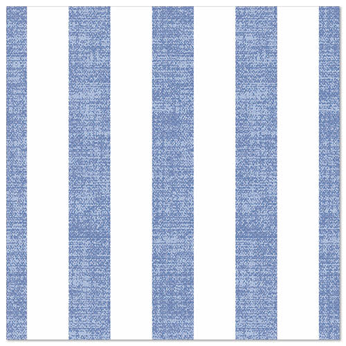 Papstar Royal Collection Napkins Lines - Blue 40x40cm 50pk (Case of 5)