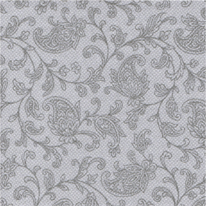 Papstar Royal Collection Napkins Orments Design - Grey 20 Ct. Pack (Case of 7)