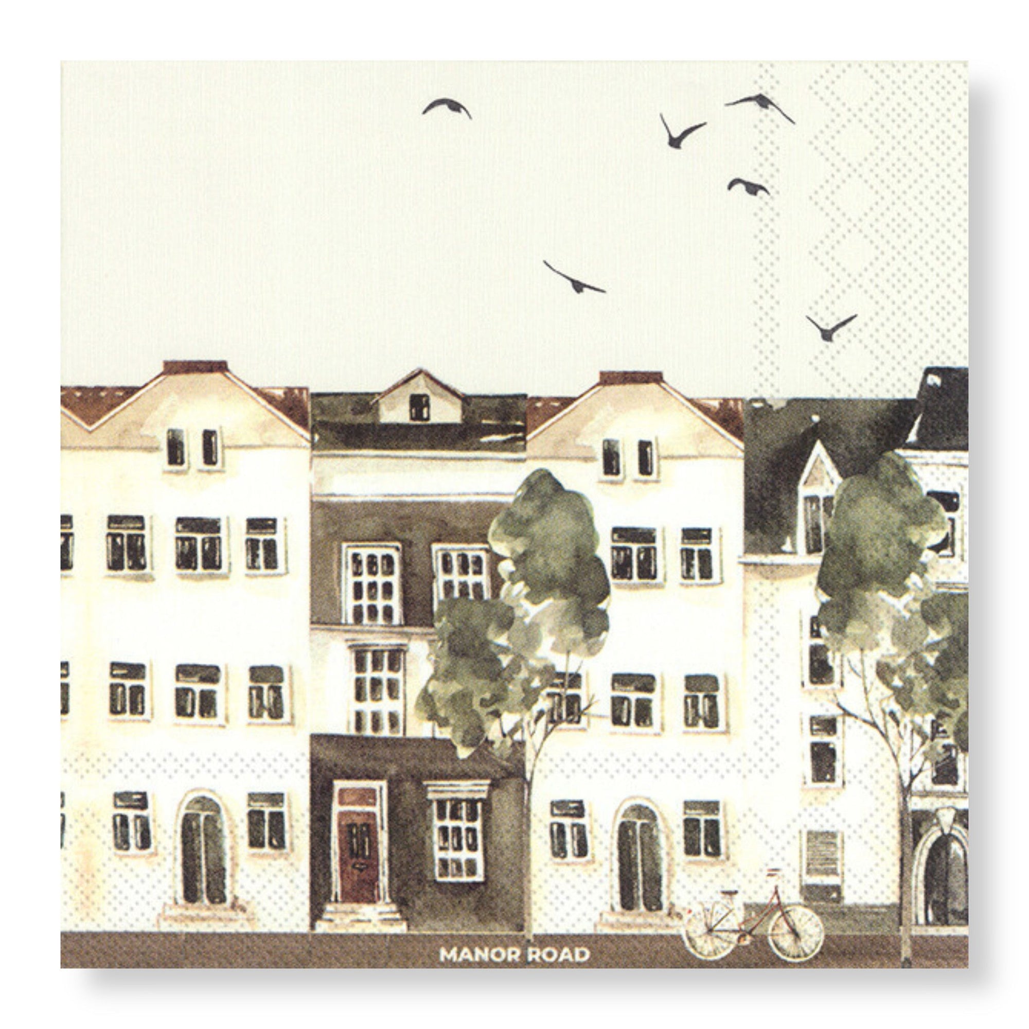 Manor Road City Life Luncheon Napkins 20Pk (Case of 6)