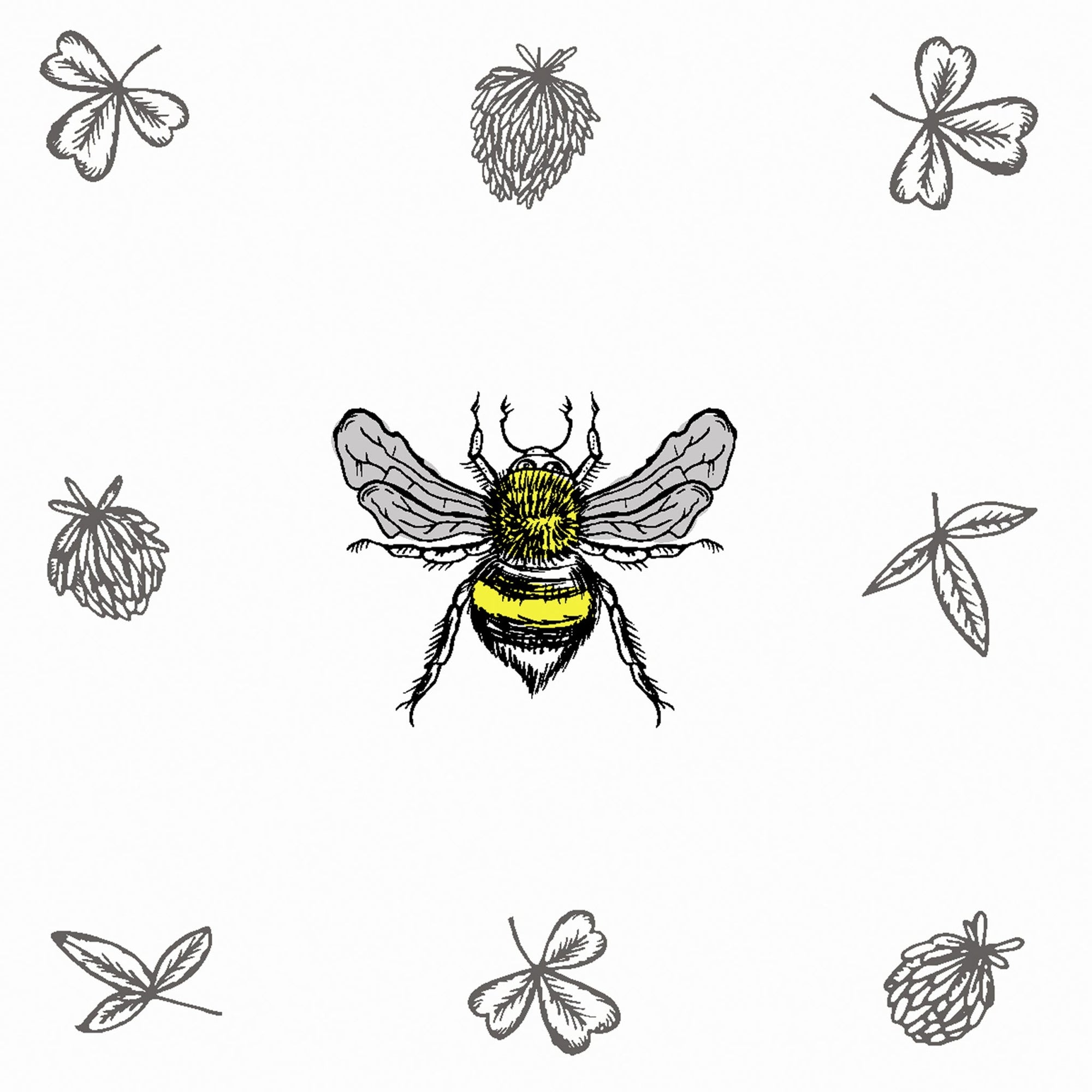 Paper + Design Bee Loved Napkin 24cmx24cm 20pk (Case of 3)