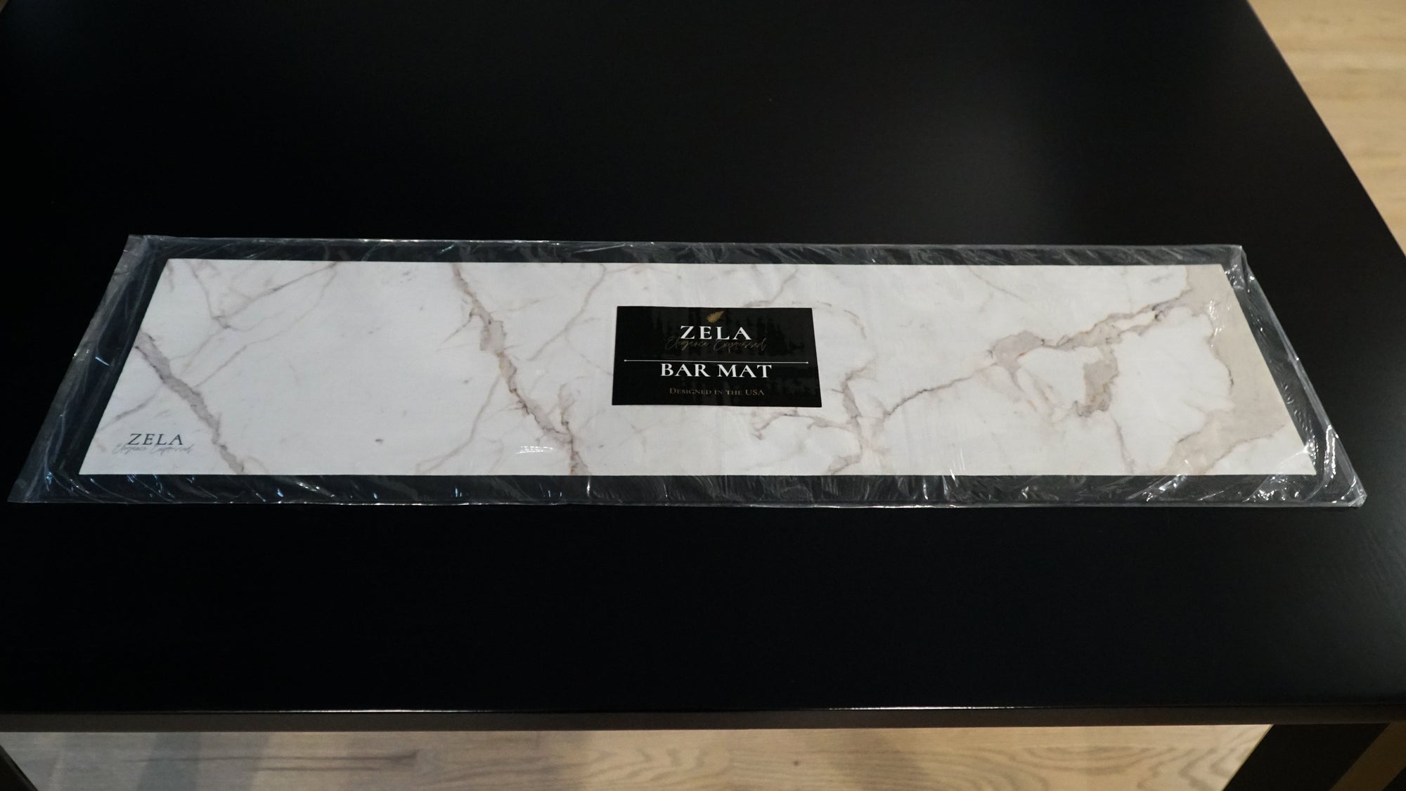 Zela White Marble Bar Mat 88x25 (Case of 1)