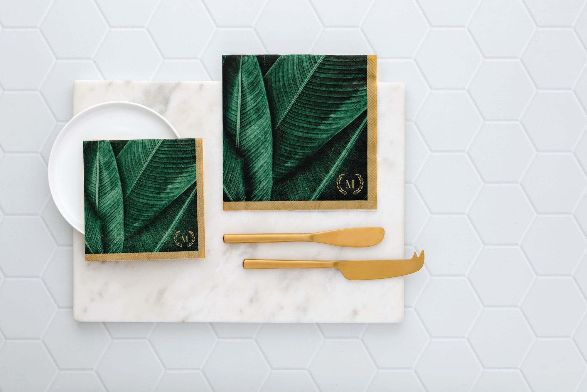 Manor Road Palm Grove Cocktail Napkins 20Pk (Case of 6)