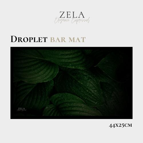 Zela Droplet Bar Mat 44x25 (Case of 1)