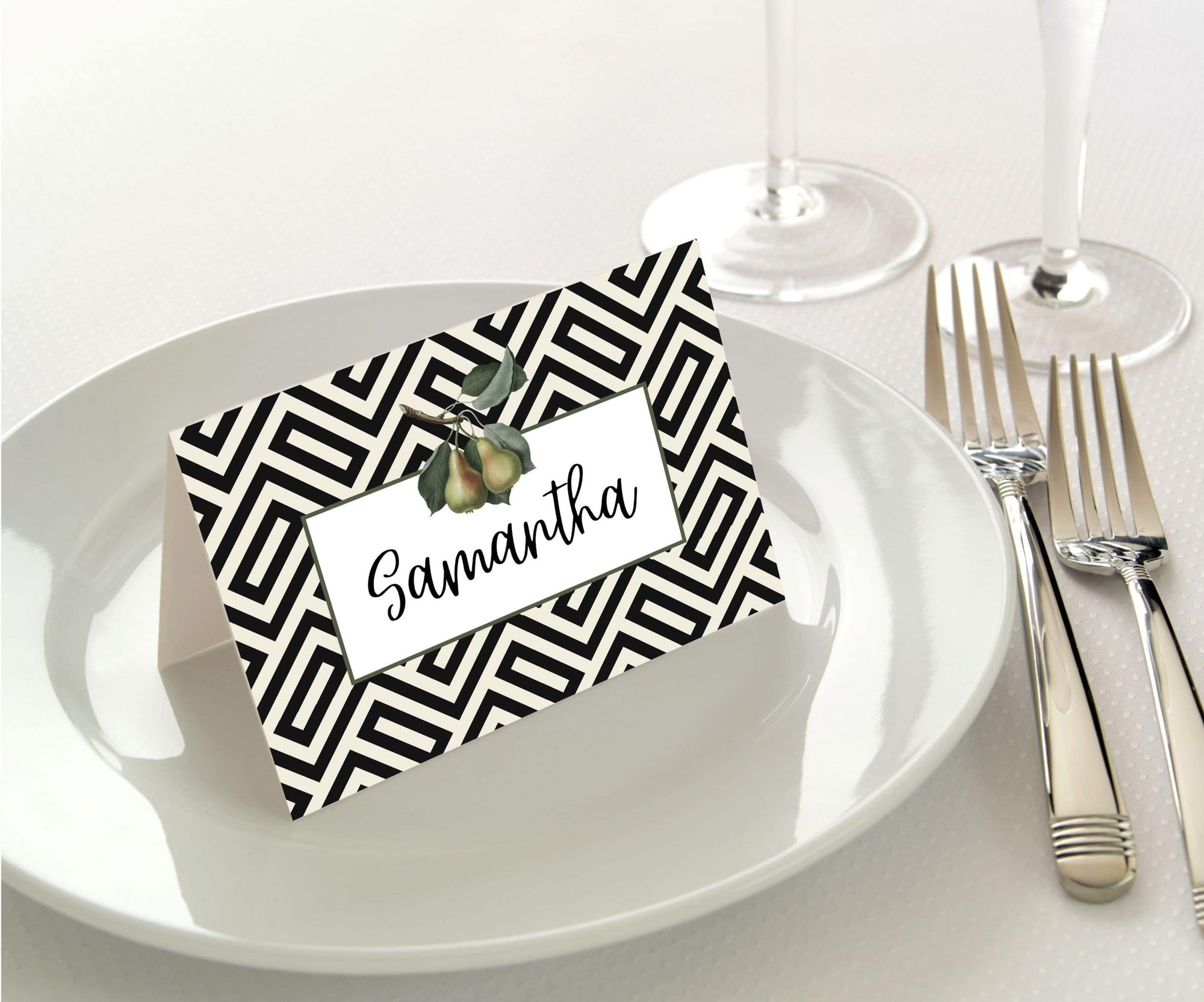Manor Road Provincial Pear Place Cards 45Pk (Case of 2)