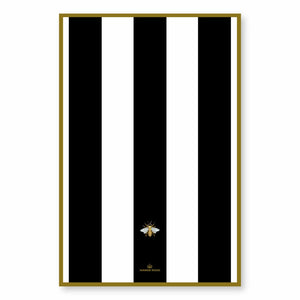 Manor Road Striped Bee Microfiber Tea Towel