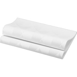 Duni Crystal White Napkin 40x40cm 40pk (Case of 6)