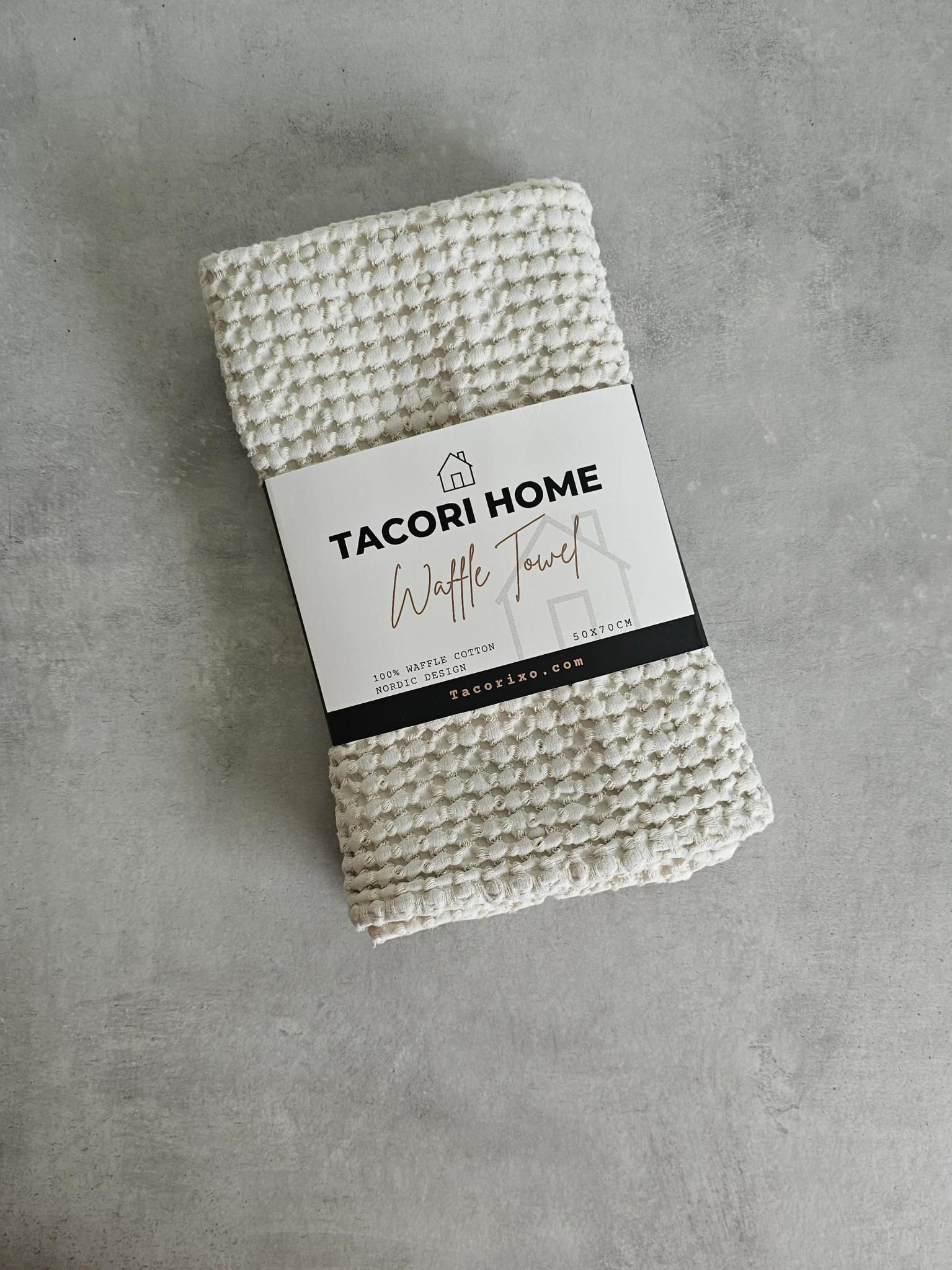 Tacori Home Waffle Towel Stone 50x70cm (Case of 2)