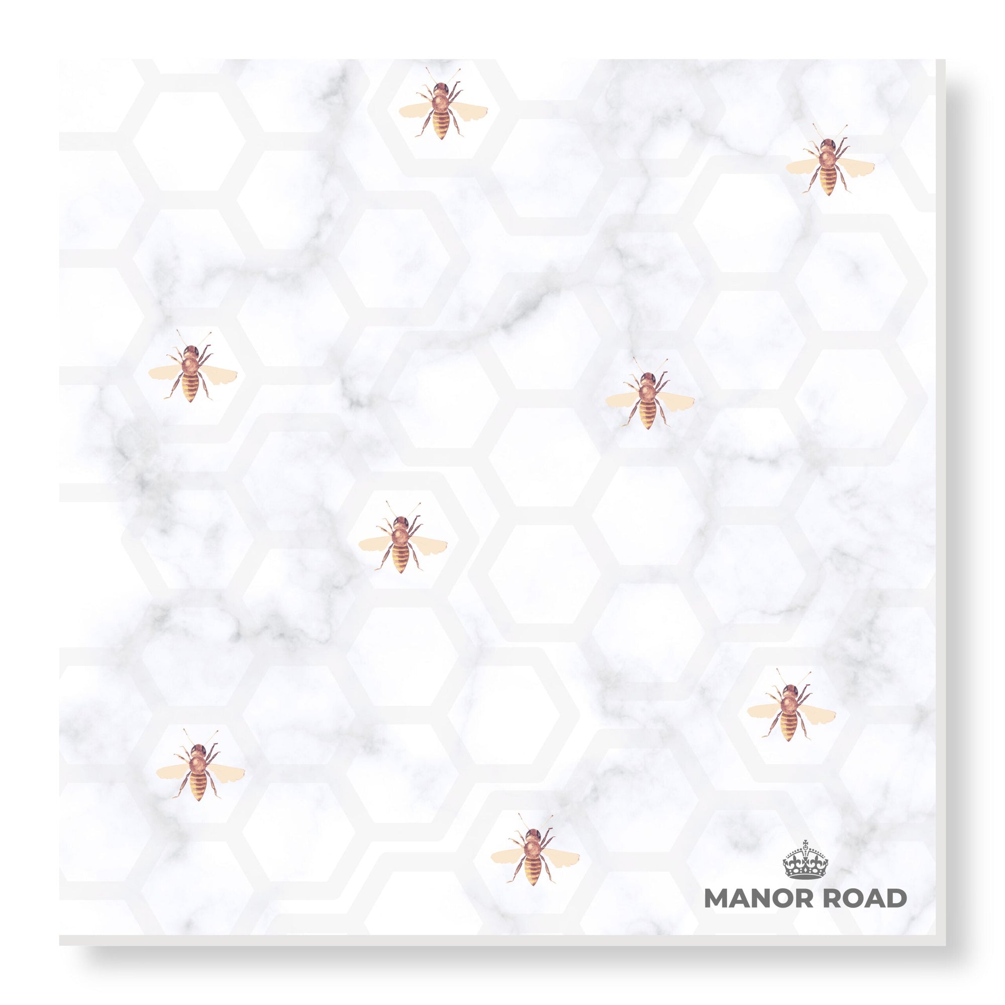 Manor Road Marbled Bee Luncheon Napkins 20Pk (Case of 6)