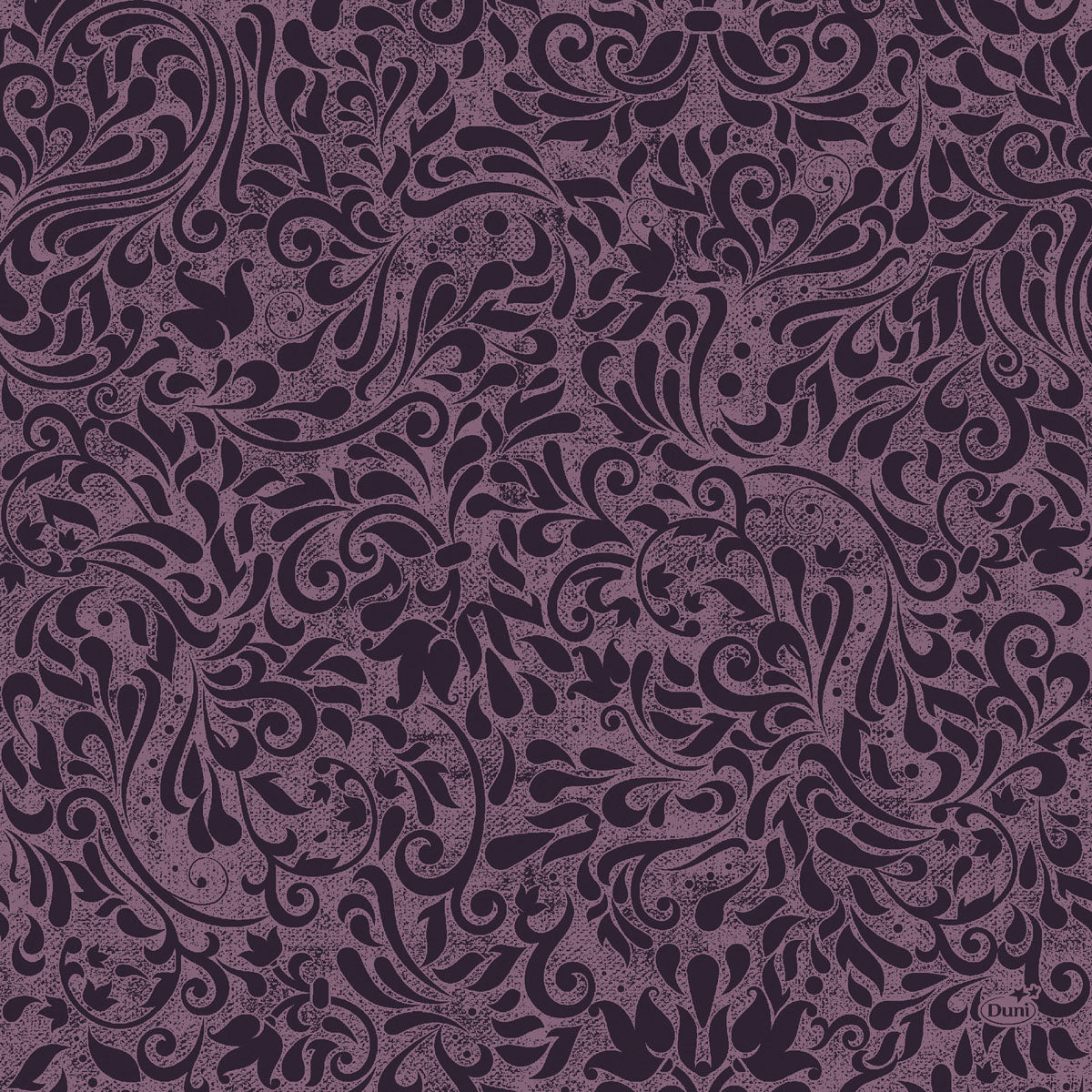 Dunisoft Zinnia Plum Napkin 40x40cm 12pk (Case of 6)