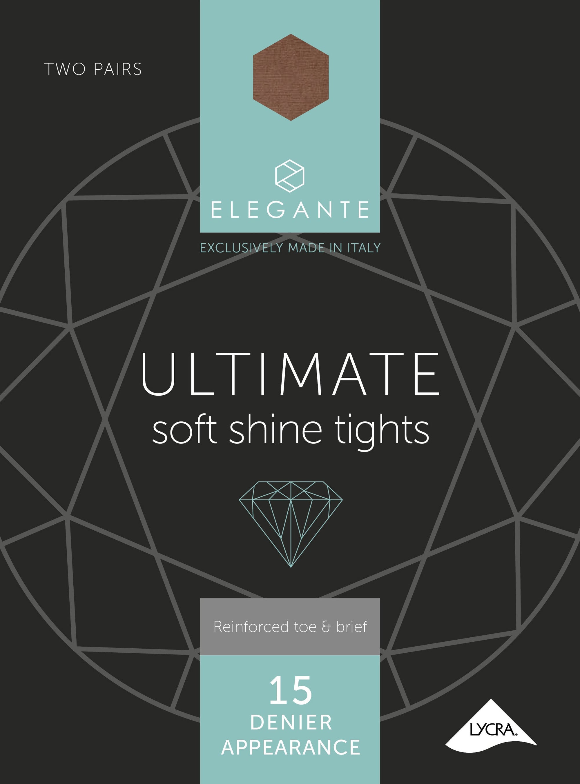 Elegante Ultimate Illusion Softshine Tights Small 2pk (Case of 6)