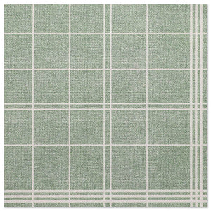 Papstar Royal Collection Napkins Kitchen Craft - Dark Green 40x40cm 50pk (Case of 5)