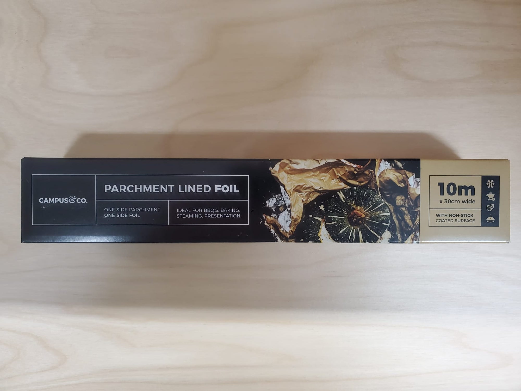 Parchment Lined Foil, Brown, 30cm x 10M (Case of 10)