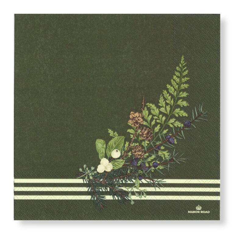 Manor Road Forest Forage Cocktail Napkins 20Pk (Case of 6)