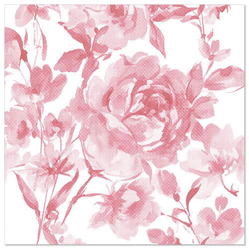 Papstar Royal Collection Napkins Rose - Bordeaux 40x40cm 50pk (Case of 5)