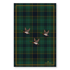 Manor Road Flying Mallards Microfiber Tea Towel