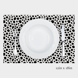 Zela Timeless Elegance Polka Dots Placemats 25pk (Case of 2)