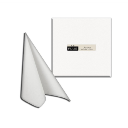 Plus Bianco Airlaid Napkin 50 Ct. Packs (Case of 4), 40x40 cm