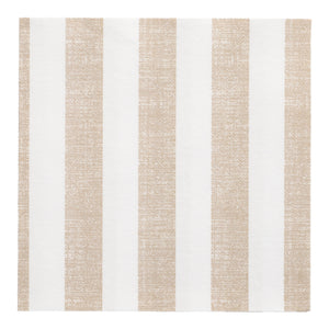 Papstar Royal Collection Napkins Lines - Sand 40x40cm 20pk (Case of 8)