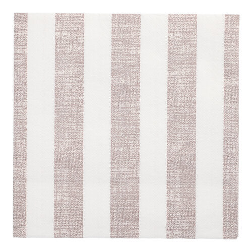 Papstar Royal Collection Napkins Lines - Mocca 40x40cm 50pk (Case of 5)