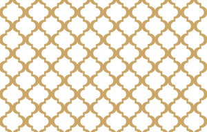 Zest Trading Moroccan Gold Rectangular Greaseproof Paper (Case of 50)