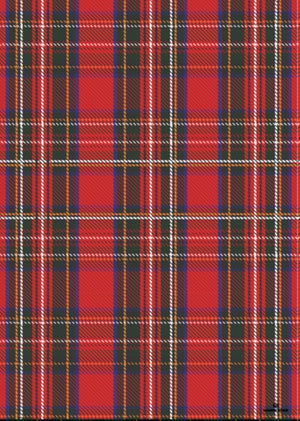 Manor Road Red Tartan Greaseproof Paper A4 (Case of 25)